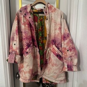We The Free by Free People electric fields Tie-Dye Pink Women's Jacket